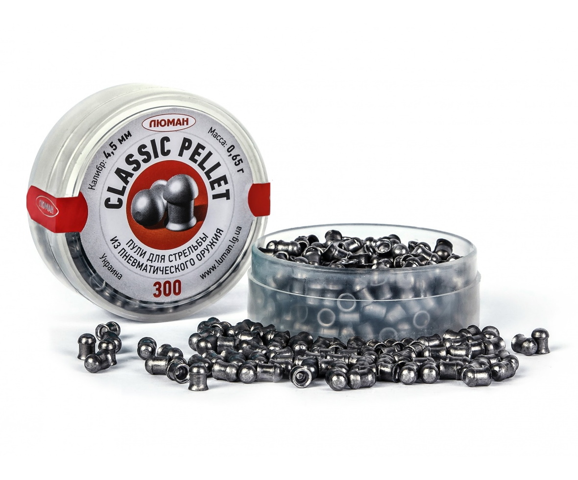 Пуля пневм. "Classic pellets" 0,65г. 4,5мм.(300шт.)