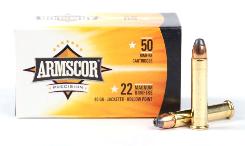Патрон Armscor 22WMR JHP 40gr (50шт)