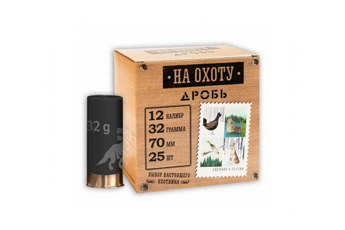 Патрон 12/0к Главпатрон Дробь 36г БИО (25 шт)