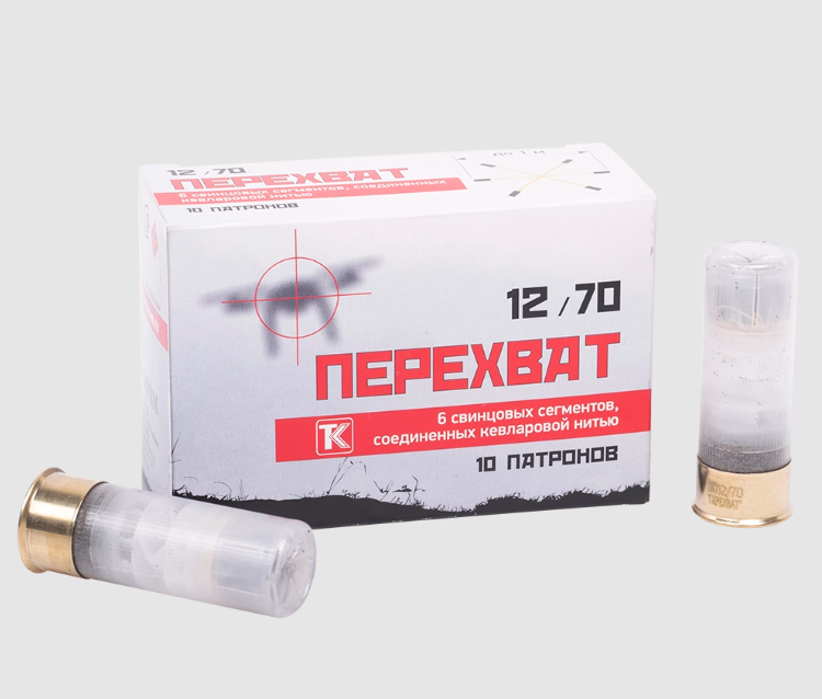Патрон 12/70 Техкрим, Перехват (10 шт)