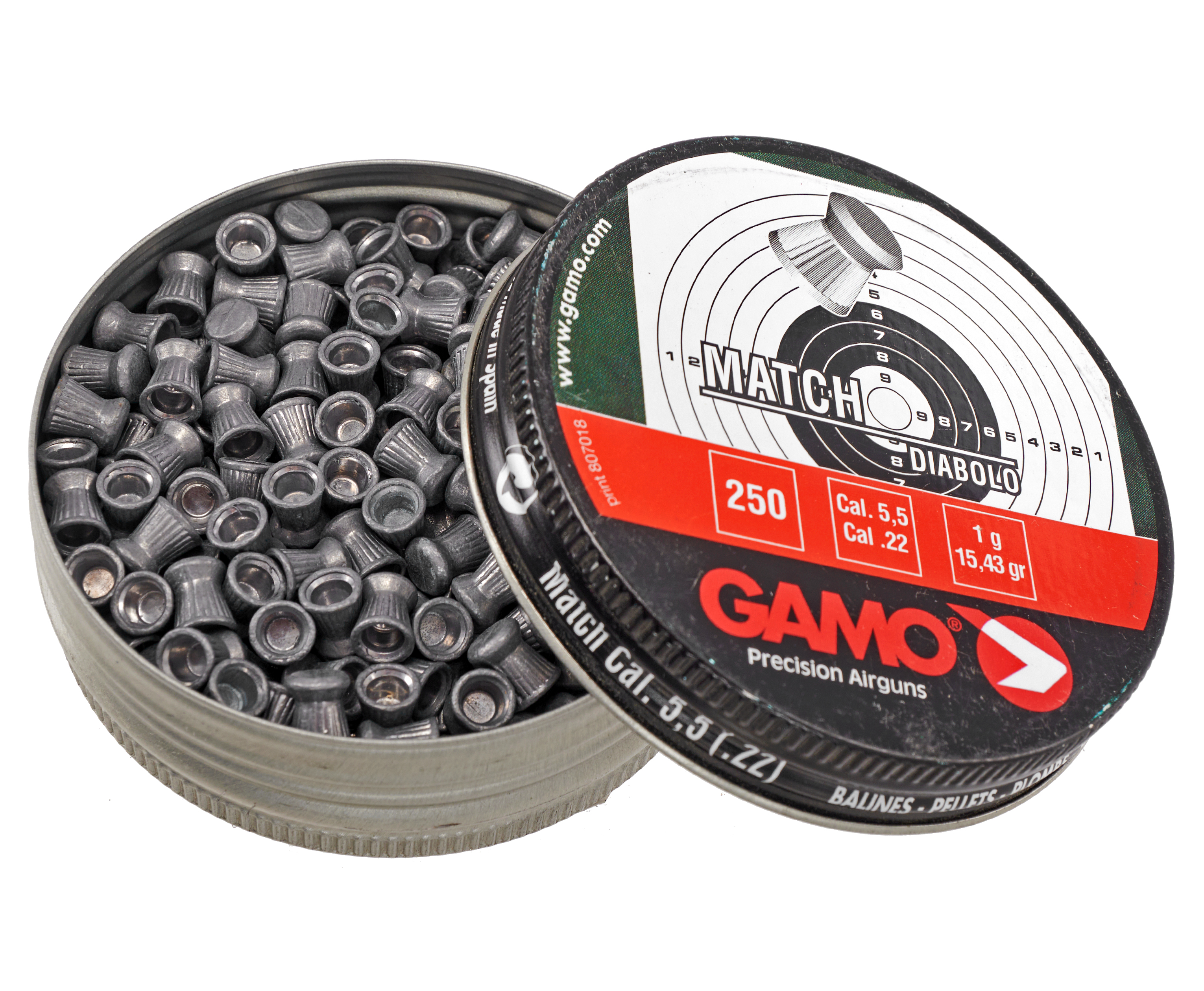 Пульки для пневматического оружия Gamo Match 5,5 мм 250 шт
