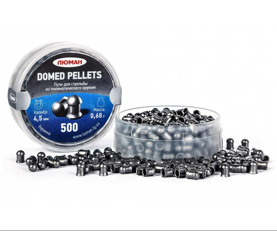 Пуля пневм. "Domed pellets" 0,68г. 4,5мм.(500шт.) 
