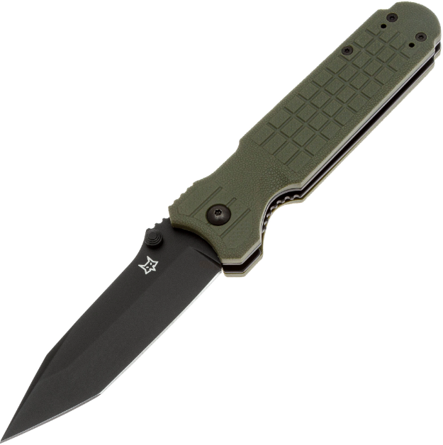 Нож FOX Predator Evolution black сталь Niolox рукоять OD green FRN