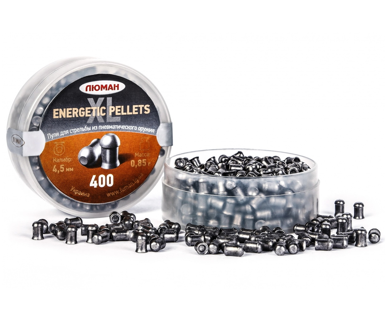 Пуля пневм. "Energetic pellets XL" 0,85г. 4,5мм.(400шт.)