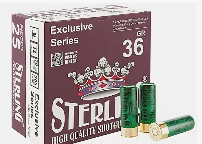 Патрон 12/70, Sterling, Дробь №1, 36г (25 шт)