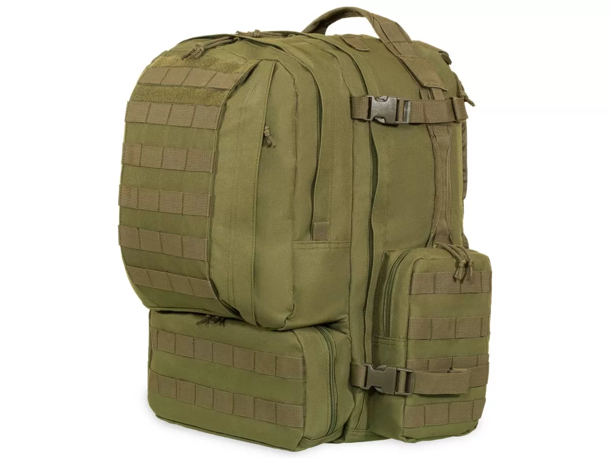 Рюкзак ShotTime тактический Tactical 50л, полиэстер 600D, MOLLE,55х32х30 см
