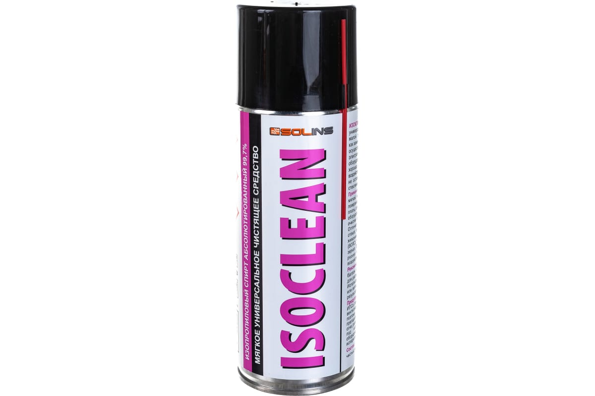 Отмывочная жидкость Solins Isoclean 400ml аэрозоль