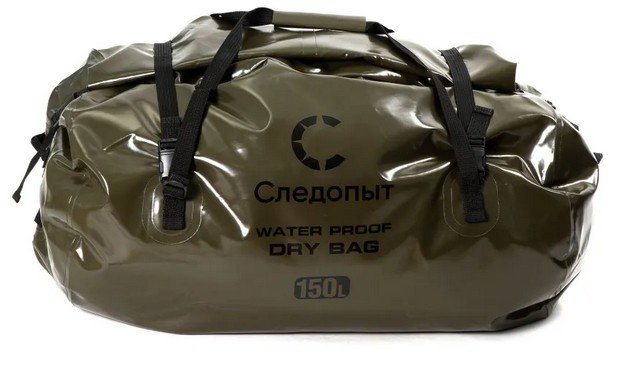 Гермомешок Следопыт "Dry Bag Pear" 150л хаки