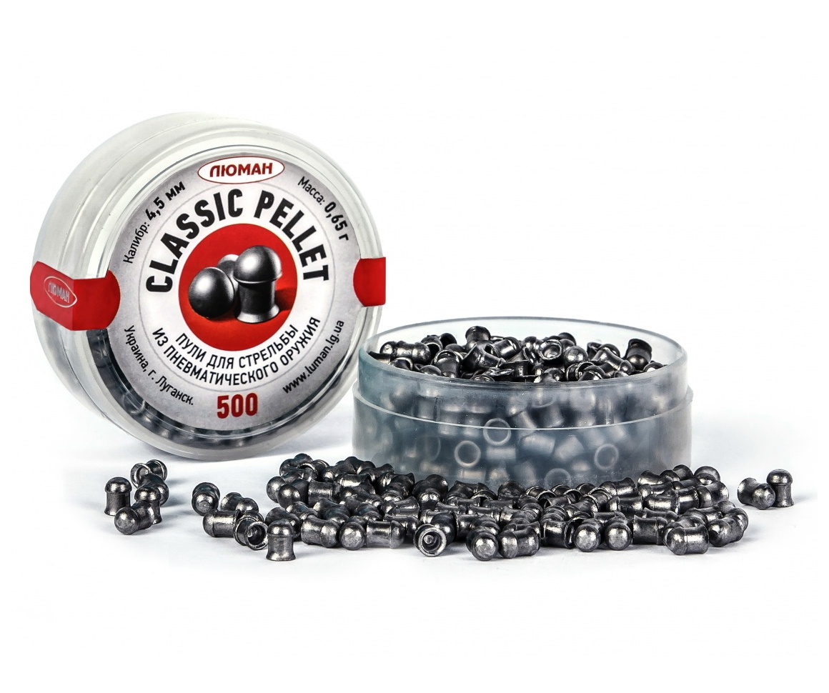 Пуля пневм. "Classic pellets" 0,65г. 4,5мм.(500шт.)