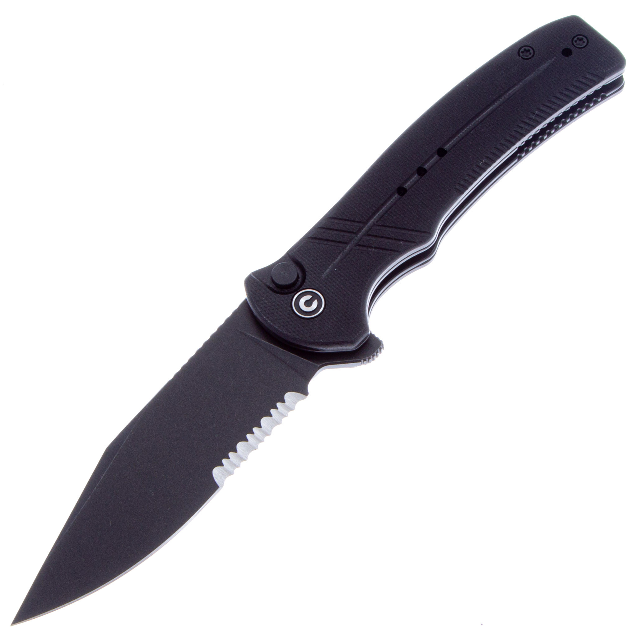 Нож CIVIVI Cogent Blackwashed Serrated G10 14C28N