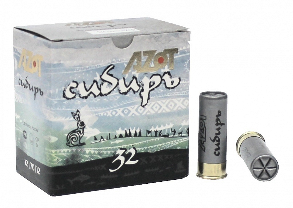 Патрон 12/70 Сибирь Premium Дробь №3 32г БИО (25 шт)