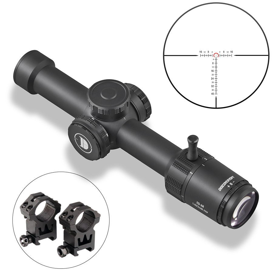 Прицел оптический Discovery ED-AR 1-6x24 IR FFP 30мм