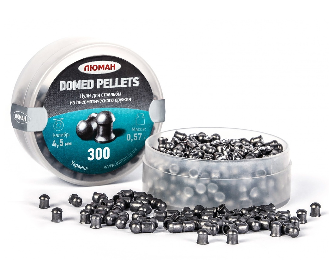 Пуля пневм. "Domed pellets" 0,57г. 4,5мм.(300шт.)