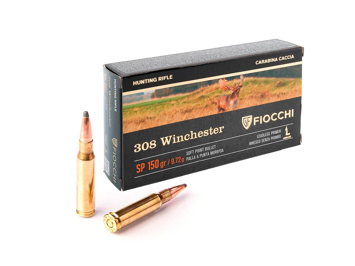 Патрон Fiocchi калибр 308 Win EPN 9,72г (150g) (20шт.)