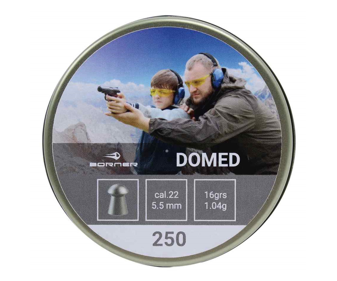 Пуля пневм. Borner "Domed" 5.5mm (250шт) 1.04гр.