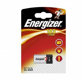 Элемент питания Energizer Lithium CR123A BL1