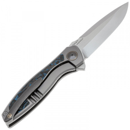 Нож Maxace Perseus MagnaCut Ti/Blue Carbon Fiber 