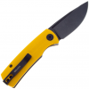 Нож Petrifield Fish Beluga Mini Blackwash 14C28N Yellow G10 