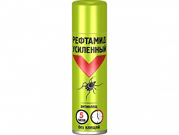 Аэрозоль Рефтамид АНТИКЛЕЩ (усиленный) 150мл.