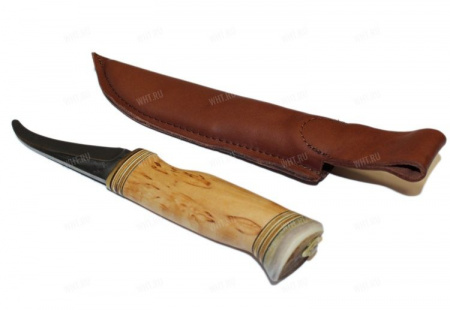 Нож фиксированный Wood Jewel Rie подарочный для снятия шкуры 