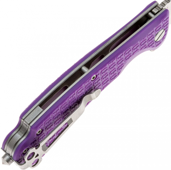 Нож Daggerr Smoke Eater Serrated Purple DL 