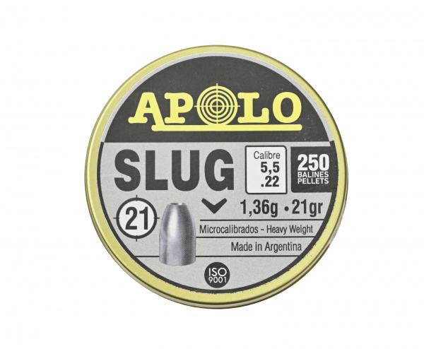 Пуля пневм. Apolo "Slug" 5,5 1,36гр 21gr(250шт.)