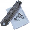 Нож Maxace Pterosaur M390, Stonewashed Titanium 