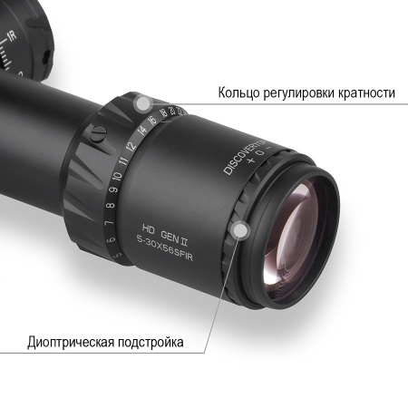 Прицел оптический Discovery HD-GEN2 5-30x56 SFIR ZS 34мм 