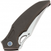 Нож Rike Knife S05 сталь M390 рукоять Dark Gray Titanium 