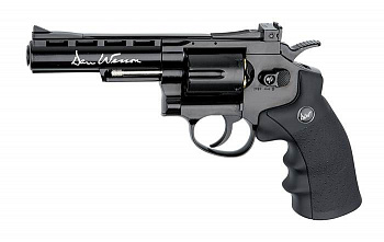 Револьвер пневм.  ASG Dan Wesson 4 дюйма кал. 4,5 мм чёрный