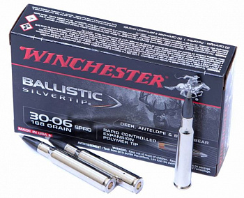 Патрон Winchester 30-06  Ballistic Silver Tip 9.72g. (20 шт)
