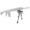 Сошки Vector Optics 6-9" на антабку(карбон, регул.винт, переходник на weaver) 15,5-23см 
