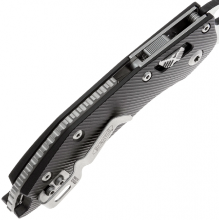Складной нож Microtech Stitch Ram-Lok S/E black M390 рукоять Black Aluminium 