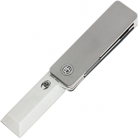 Нож Petrifield Fish Cash satin 14C28N Gray/Blue Titanium 
