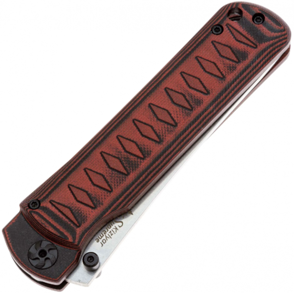 Нож складной Kizlyar WHISPER D2 SW G10-BRH CB 