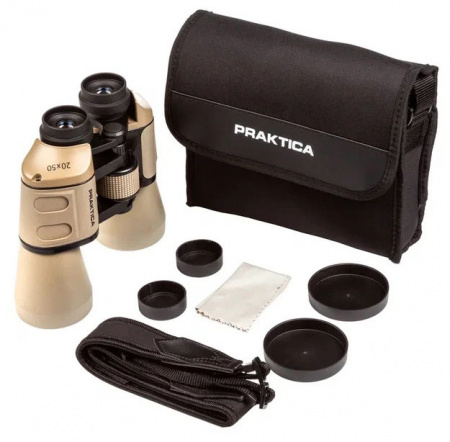 Бинокль Praktica Falcon 20x50, песочный 