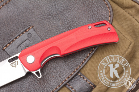 Нож складной "НУС" D2 G10 красный 