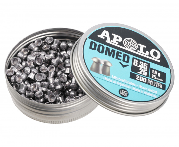 Пуля пневм. Apolo "Domed" 6,35к 33gr(200шт.) 