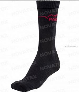 Термоноски Novatex Payer (черный/оранж.) р-р 39-42