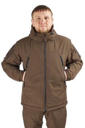 Костюм зимний мужской АЛЬФА D/Brown 22, Размер L 