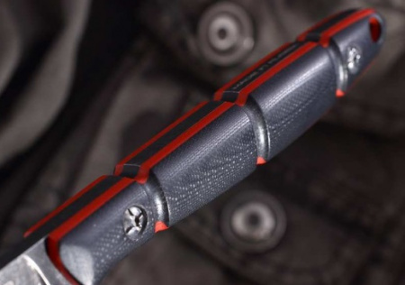 Нож фиксированный NCC "Viper" red-black, satin G10 