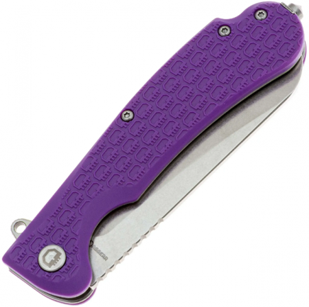 Нож Daggerr Smoke Eater Serrated Purple DL 