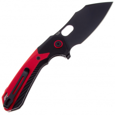 Нож CJRB "Caldera" G10 AR-RPM9 красн.рукоять 