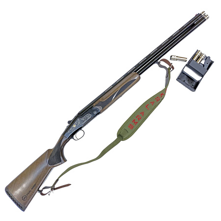 Ружье Kral Arms ST500, кал. 12/76, орех, черн., эжектор, L=710mm 