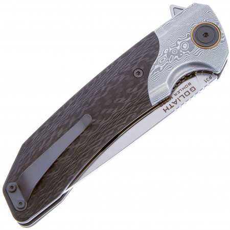 Нож Maxace Goliath 2.0 LE M390 satin, CarbonFiber/Damascus 