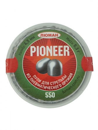 Пуля пневм. "Pioneer" 0,3г. 4,5мм.(550шт.) 