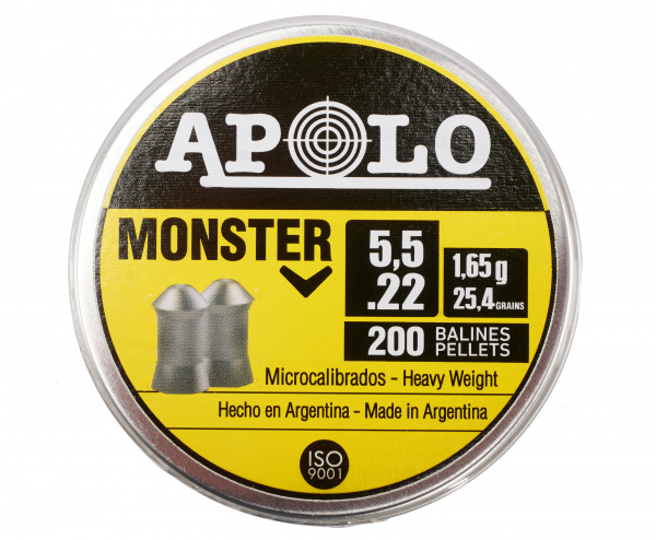 Пуля пневм. Apolo "Monster" 5,5 1,6гр (200шт.)