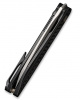 Нож We Knife Black Void Opus, CPM-20CV, Black Ti/Twill CF 