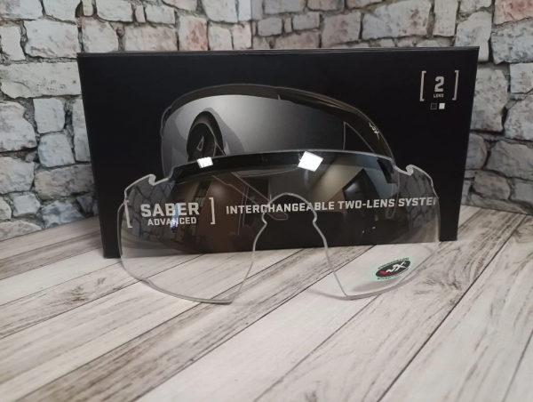 Очки Wiley X SABER ADV Matte Black Clear+Grey 