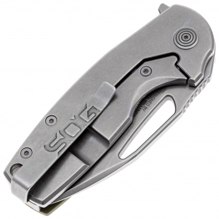 Нож складной SOG Stout SJ OD Green Stonewash Cryo D2 